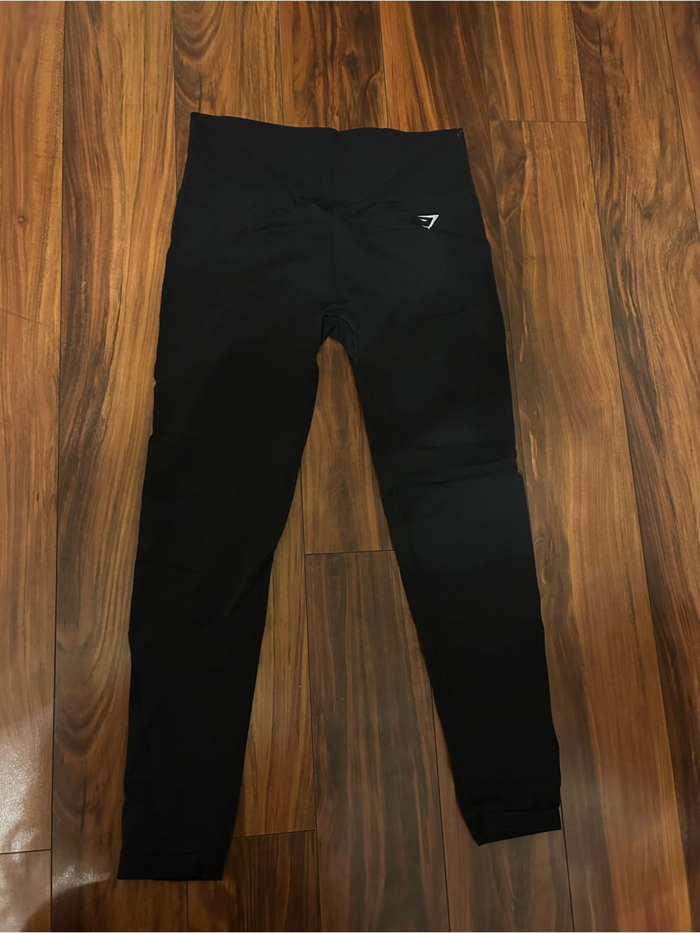 Gymshark Black High-Waist Leggings. Fit like medium